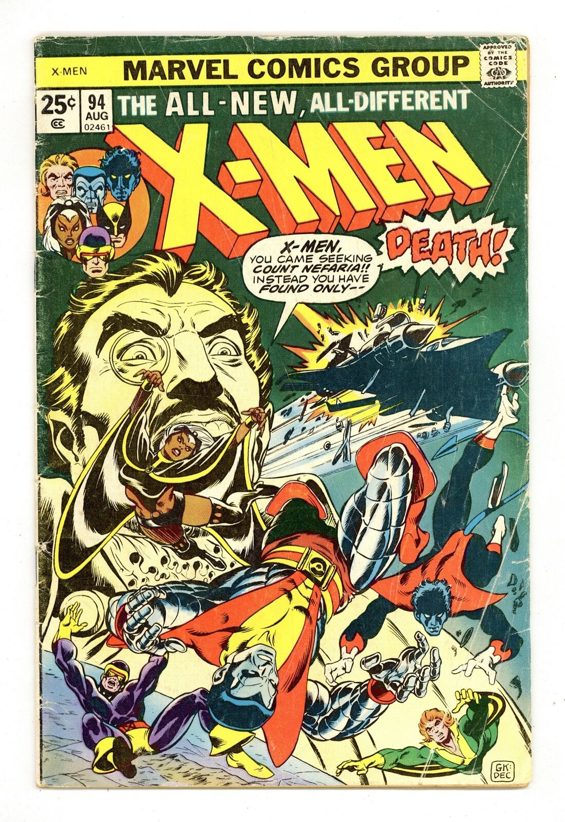 Uncanny X-Men #94 GD 2.0 1975