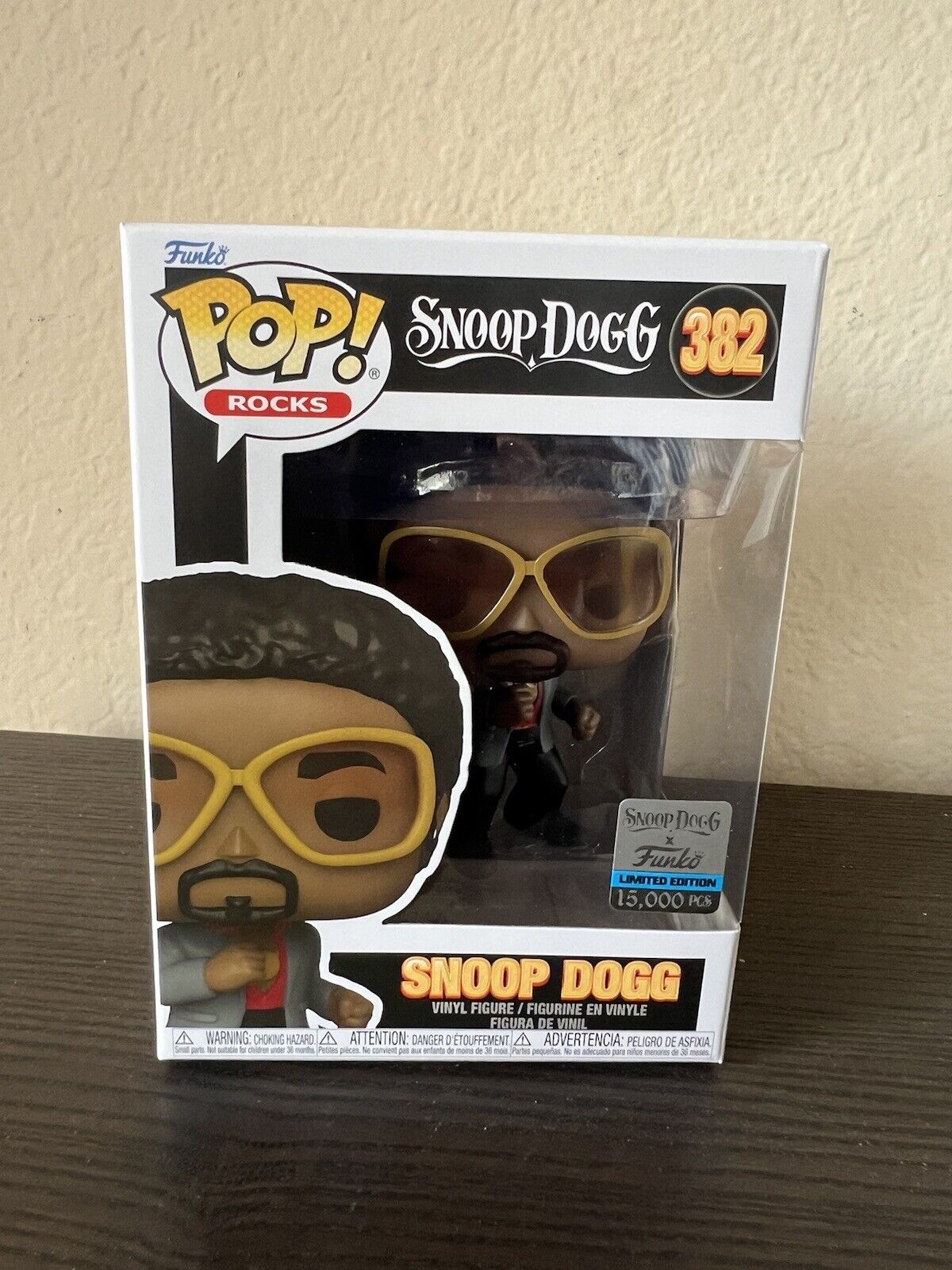 NEW ONLY 15000 PIECES IN HAND EXCLUSIVE Disco Snoop Dogg Funko Pop #382 LE House