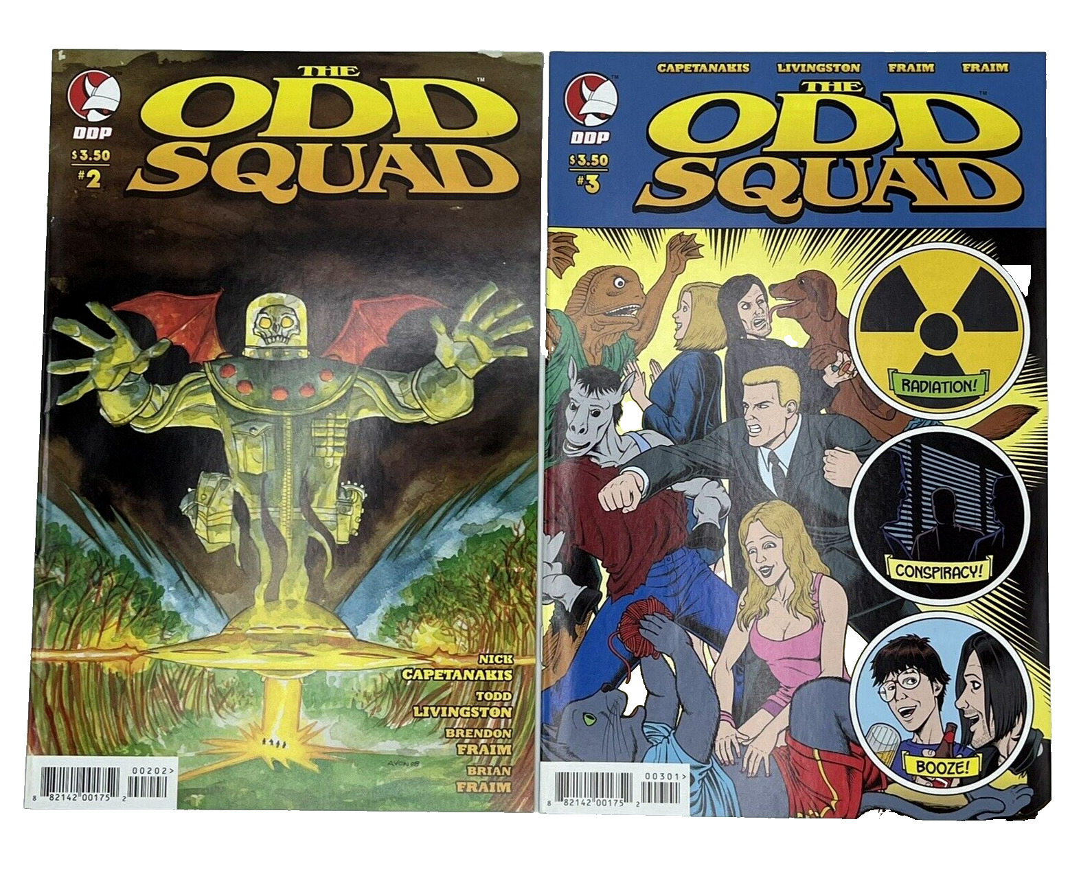 The Odd Squad #2-3 Devil\'s Due Publishing Comics 2008 Set of 2