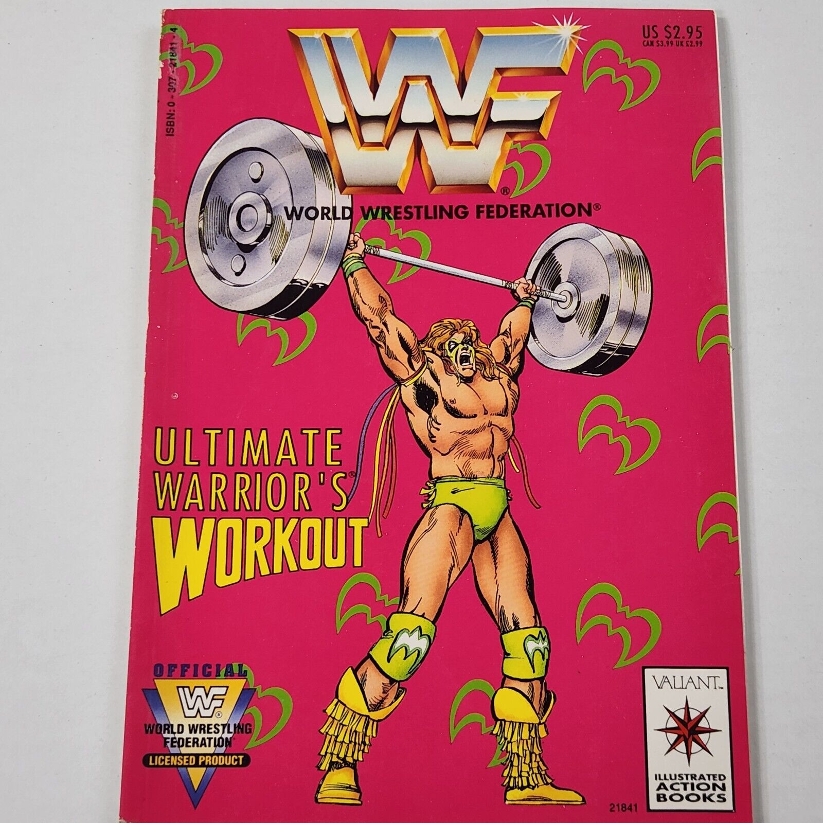 1991 WWF World Wrestling Federation Ultimate Warriors Workout Valiant Comic Book