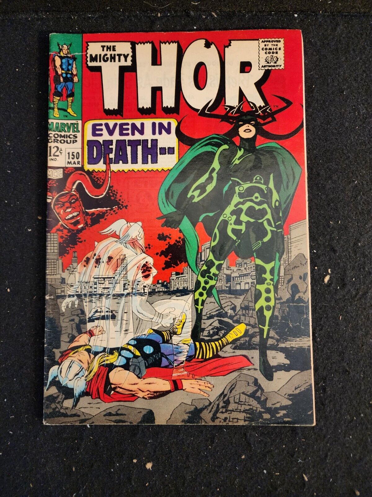 THOR #150 (Marvel Comics 1968) VG/F Jack Kirby Cover
