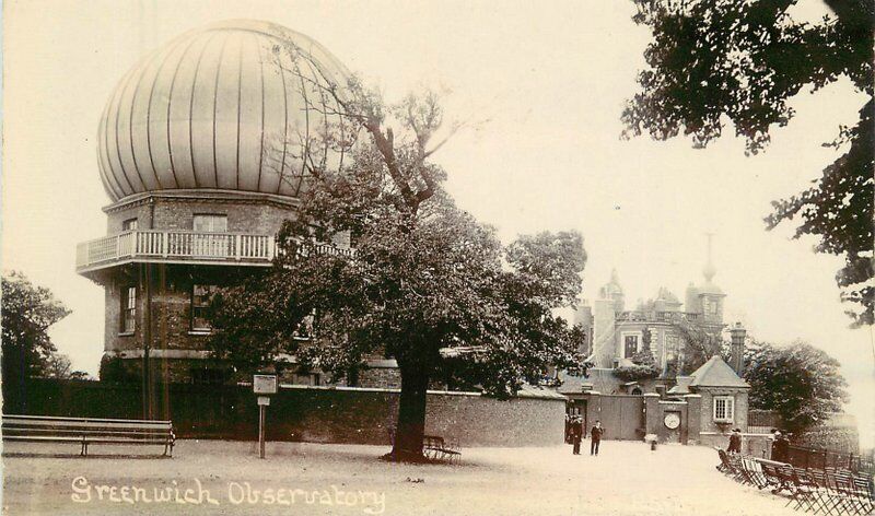 UK London C-1910 Greenwich Observatory Astronomy RPPC Photo Postcard 22-6089