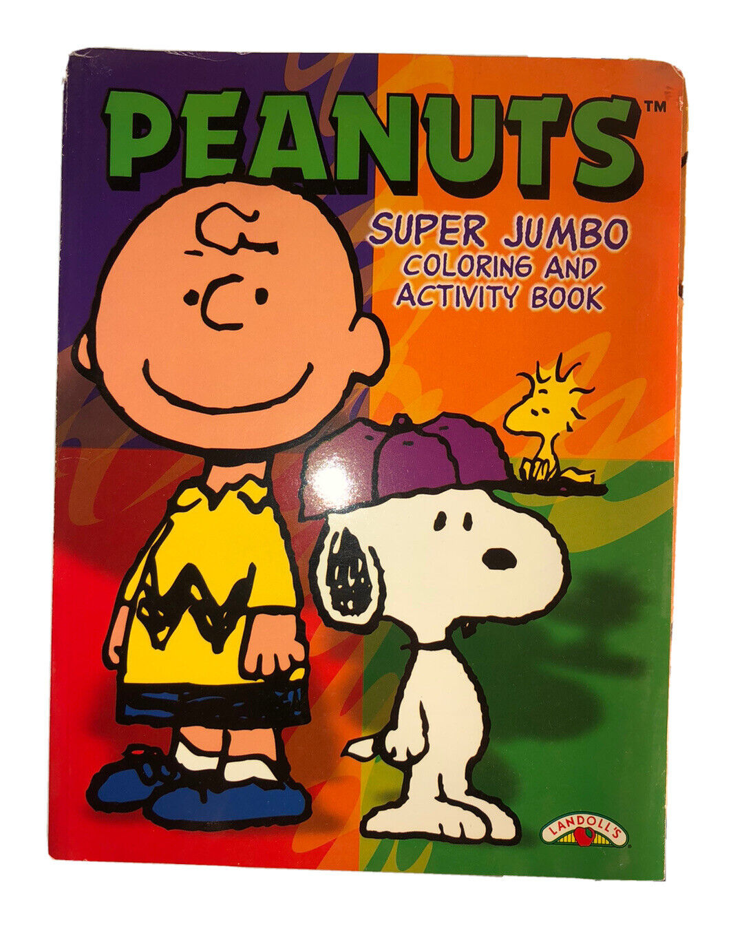 Peanuts Super Jumbo Coloring & Activity Book Landoll\'s 1999 NEW