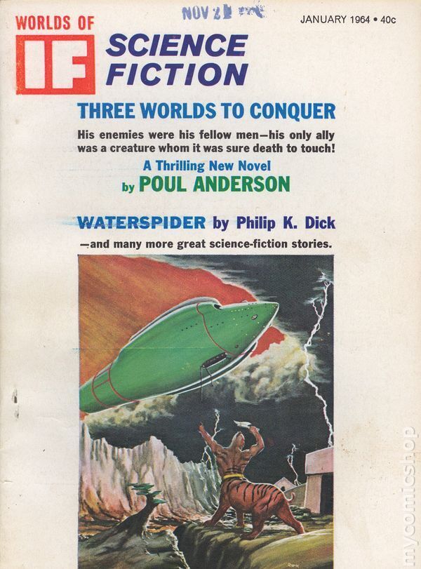 If Worlds of Science Fiction Vol. 13 #6 VG 1964 Stock Image Low Grade