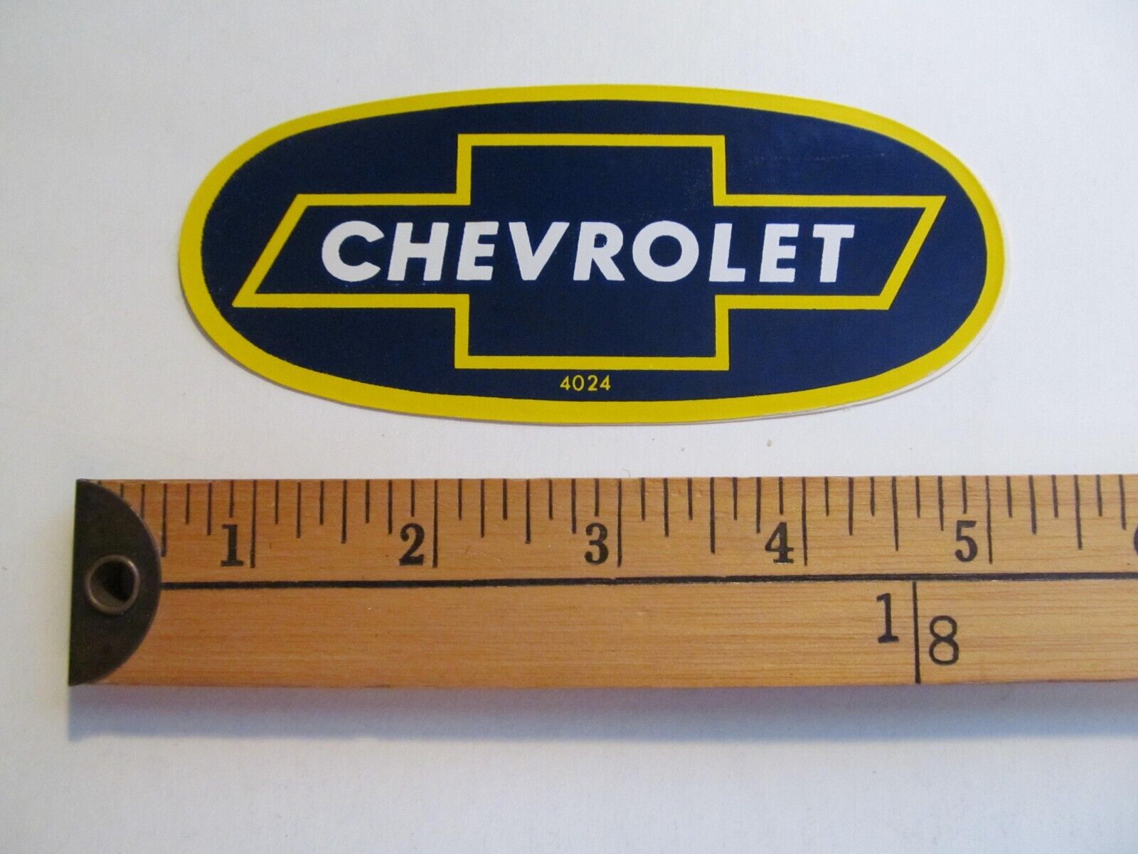 ( 70S RARE STICKER DECAL CHEVY CHEVROLET MUSCLE CAR AUTOMOBILE  )