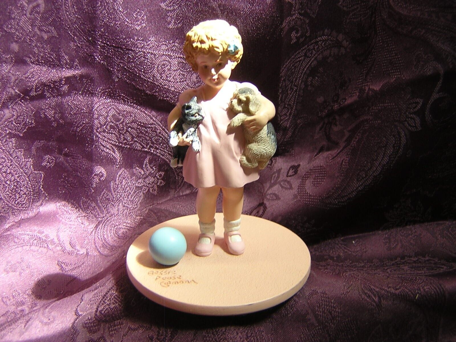 Bessie Pease Gutmann Danbury Mint figurine 1992 friendly enemies