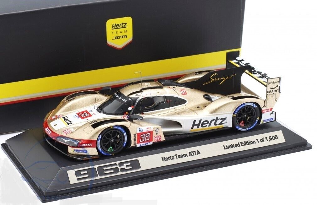 1 43 Spark Porsche 963 Le Mans 24h 2023 Hertz Team Jota  38 Porsche special or