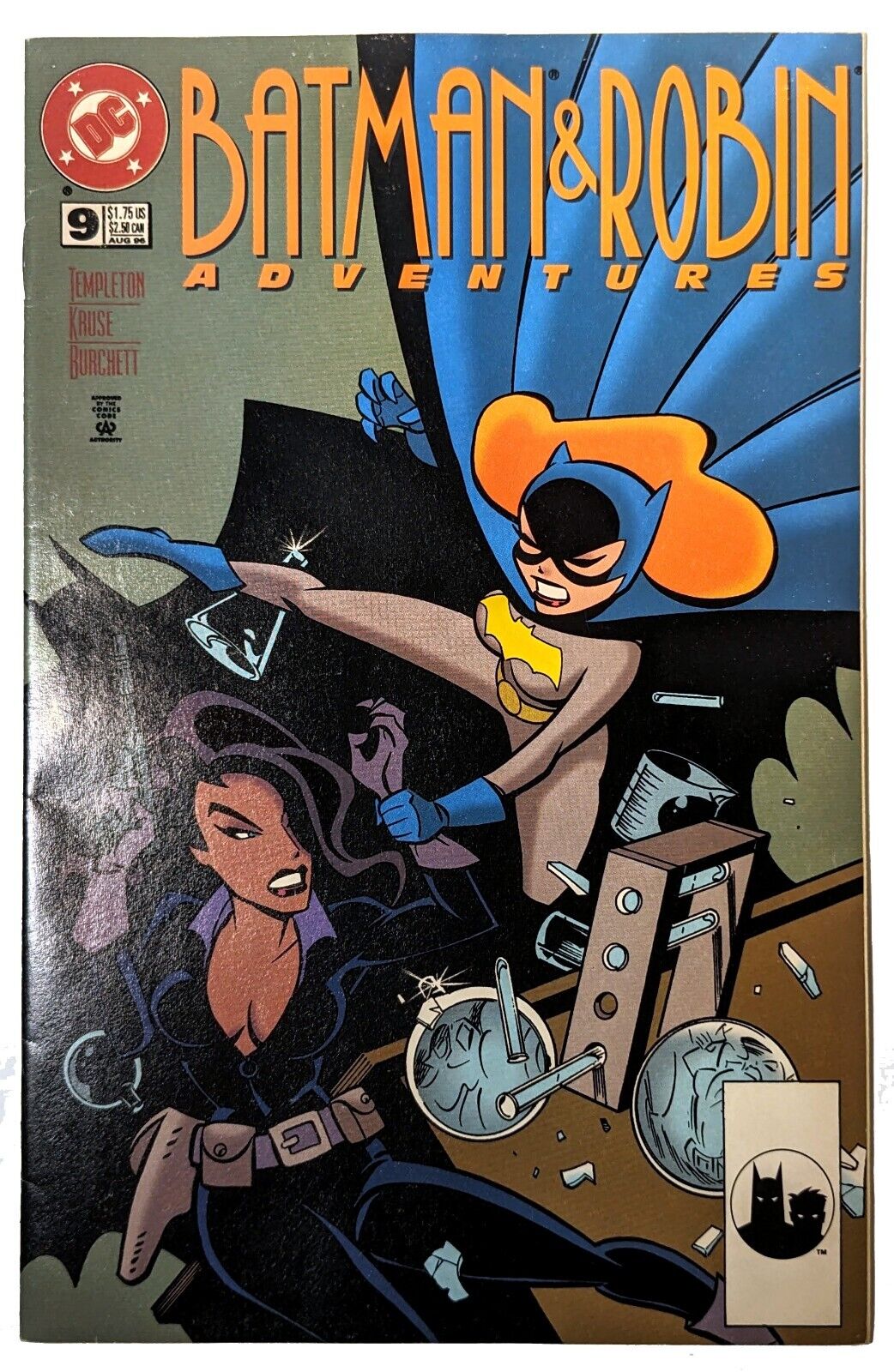 The Batman and Robin Adventures #9 DC (1996) Variant Cover Comic Book