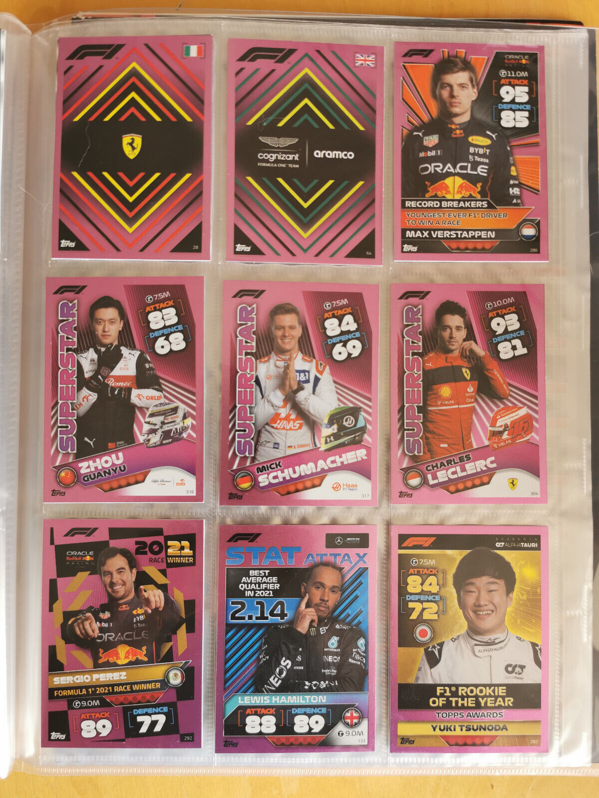 Complete Your Collection of Topps Turbo Attax 2022 Parallel Pink Cards