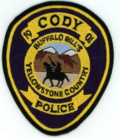 WYOMING WY CODY POLICE NICE SHOULDER PATCH SHERIFF