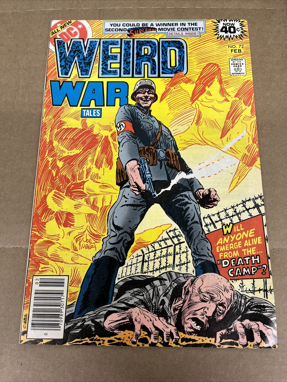 Weird War Tales #72 Main Cover 1978, DC