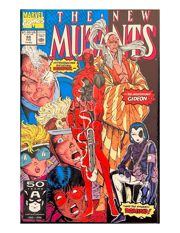 The New Mutants #98 (Marvel Comics February 1991) - 1st Deadpool, Rob Liefield