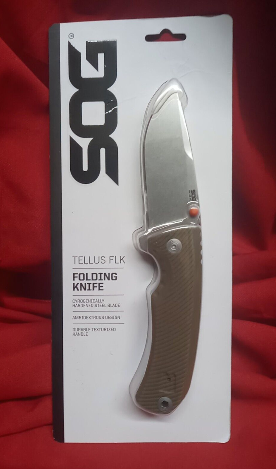 SOG Tellus FLK Folding Knife 3.65\