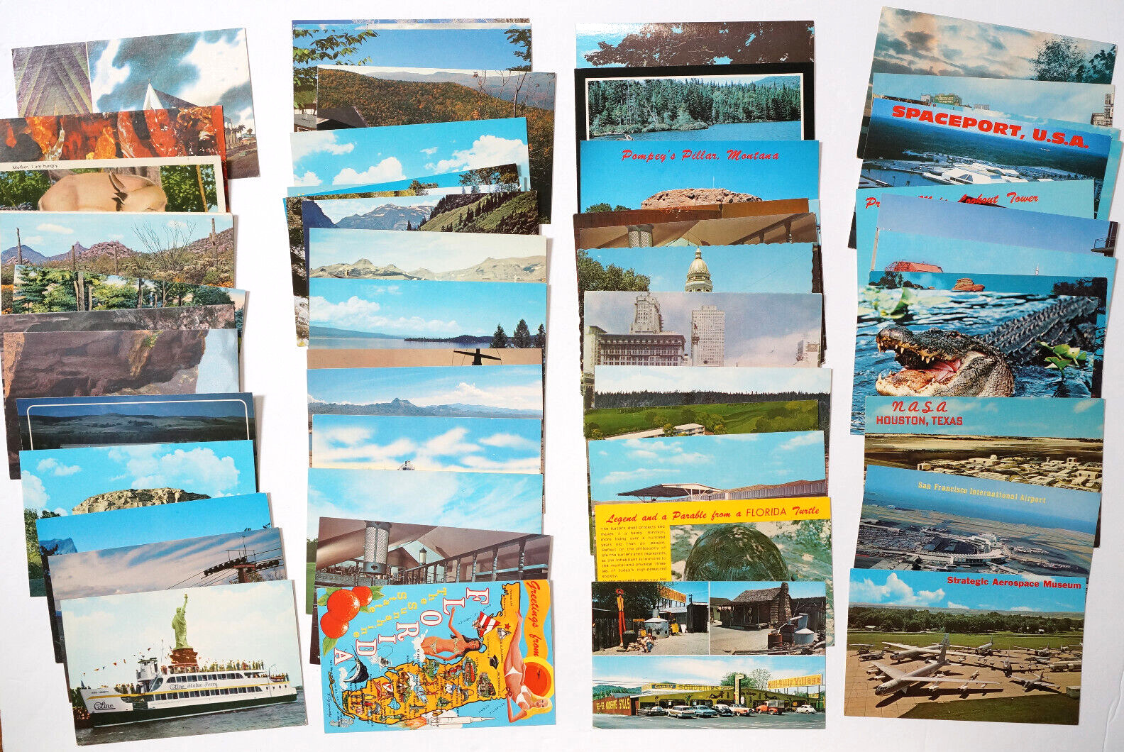 POSTCARD Lot 50 Unused CHROME Standard Size USA 1950-2000s Blank Post Cards