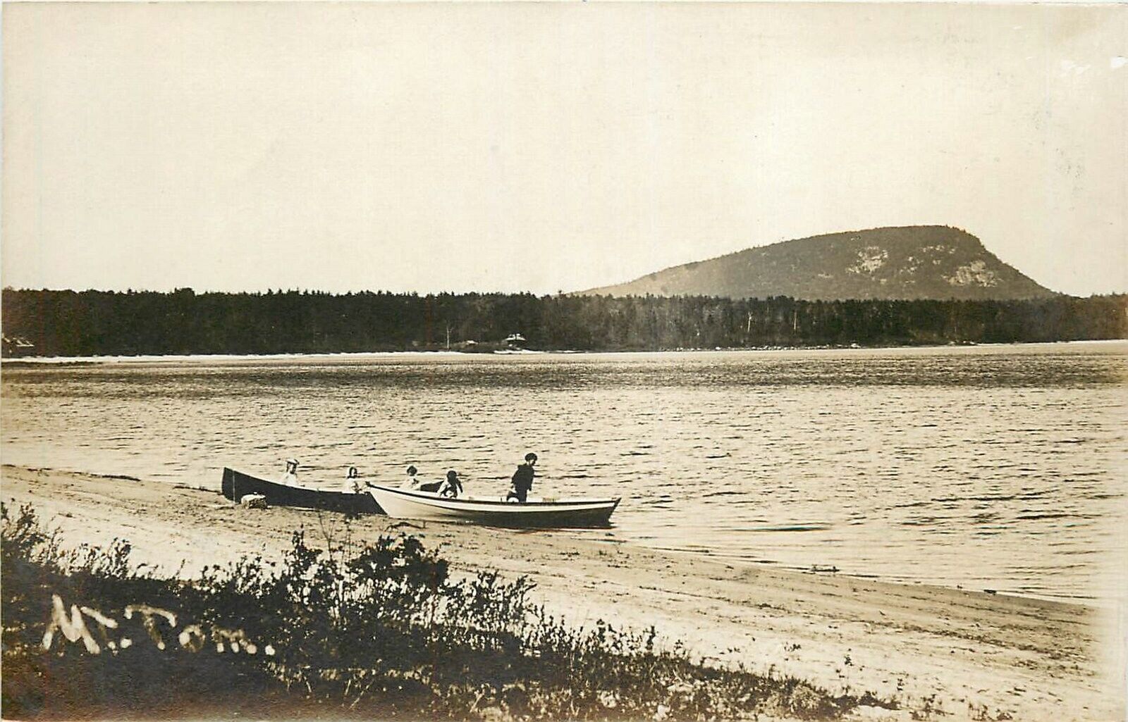 Postcard RPPC C-1905 Massachusetts Mount Tom Lake MA24-1577