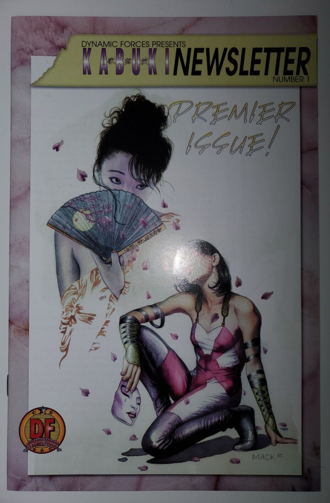 Kabuki Newsletter #1 Dynamic Forces Comics 09/97 (VFNM 9.0/Stock Photo)
