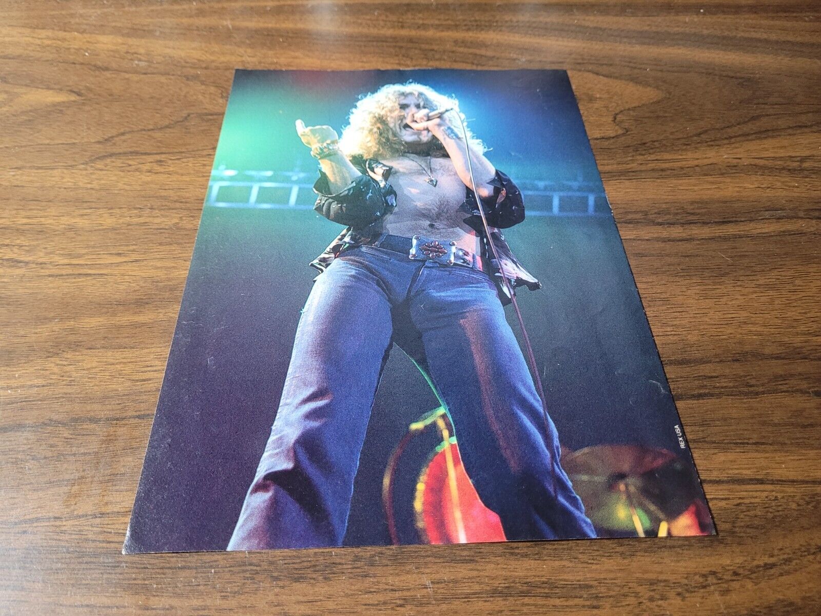 Led Zeppelin Robert Plant Masters Of Rock Magazine 8\
