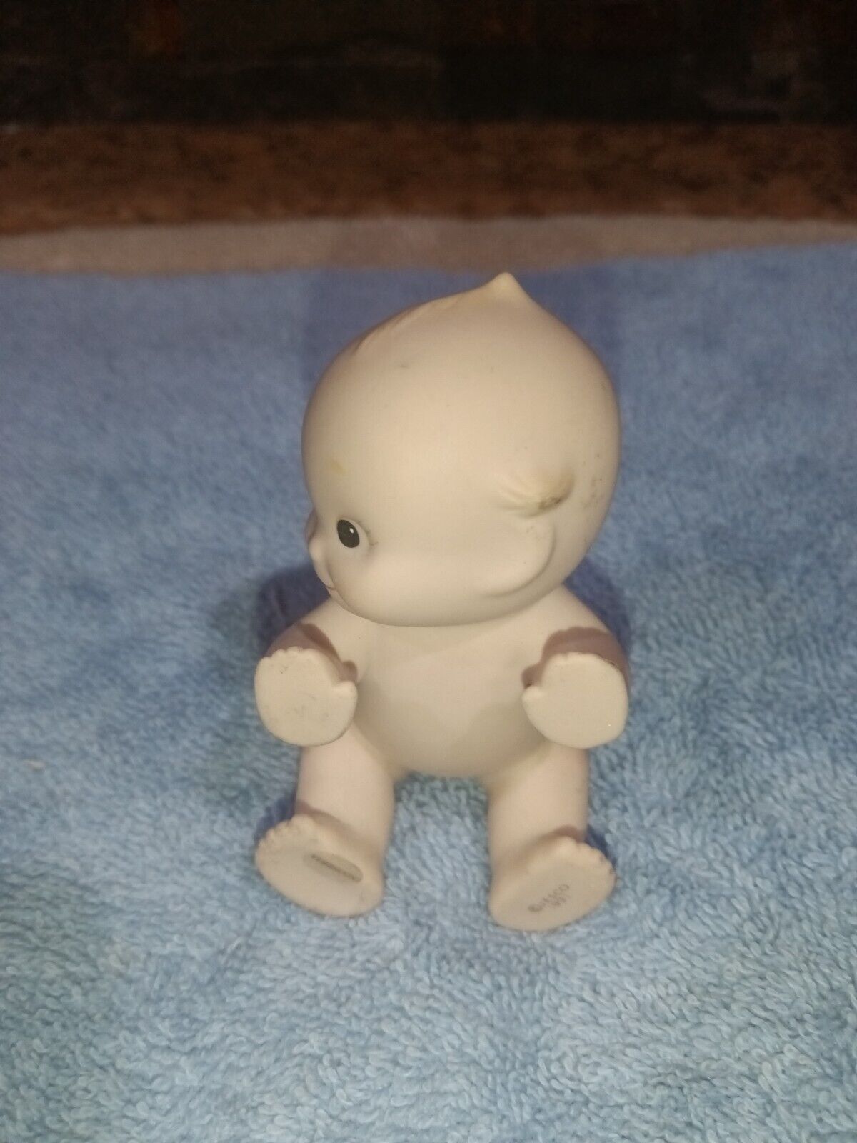 Vintage Jesco 1991 Porcelain Kewpie Baby Crawling Figurine