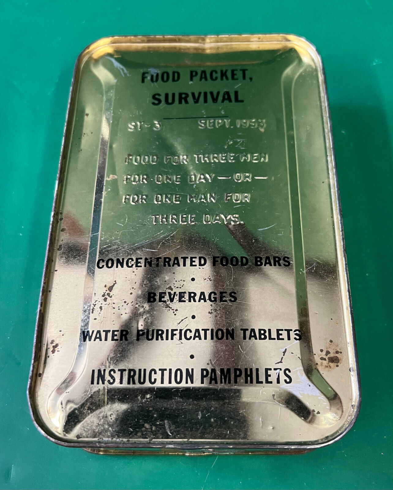 USAF ST-3 TROPICAL BAIL OUT SURVIVAL RATION