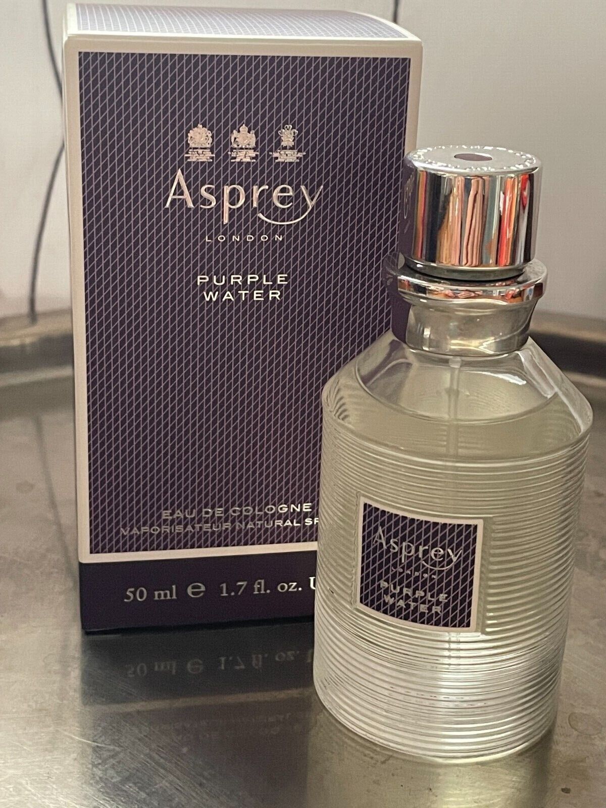 Asprey of London Purple Water 1.7oz EDC spray with original box RARE