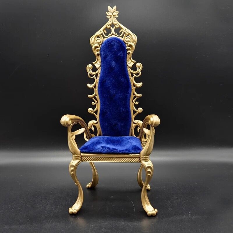 New 1/6 Blue Throne Single Sofa Chair Seat Model Fit 12\'\' Figure