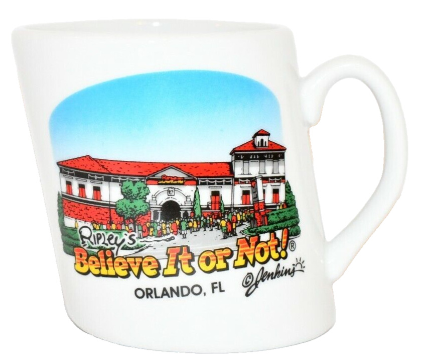 Cup Mug Coffee Tea Ripley\'s Believe it or Not Orlando Florida 12 oz. Unique