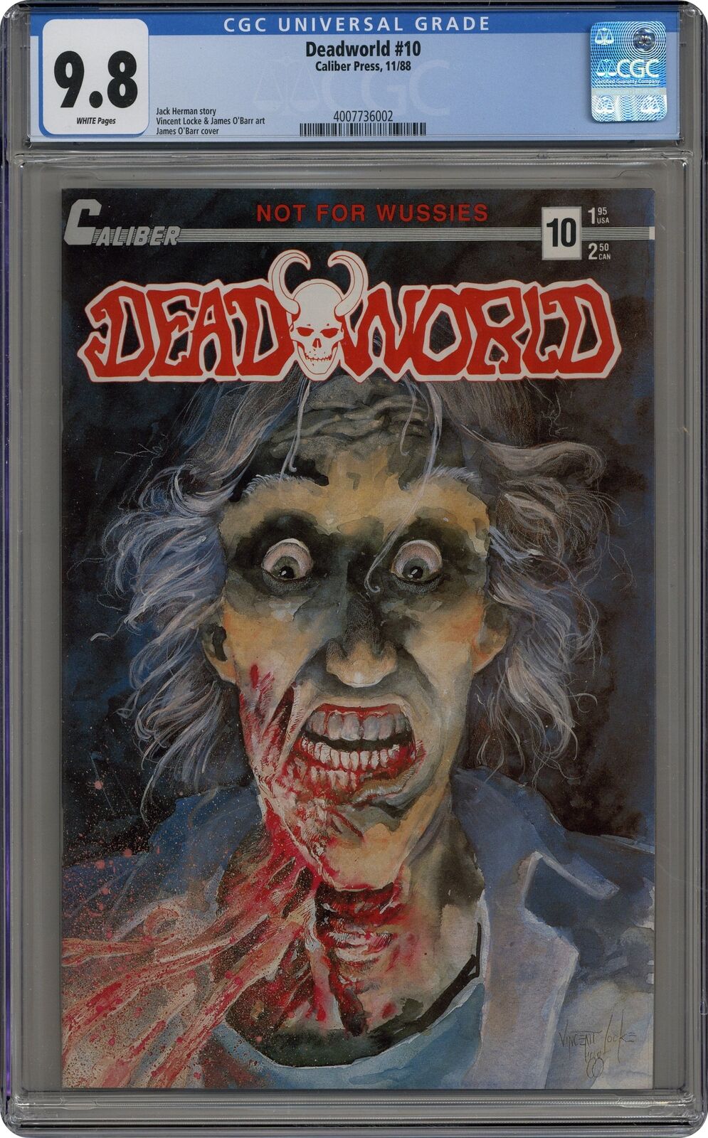 Deadworld #10B Locke Variant CGC 9.8 1988 4007736002