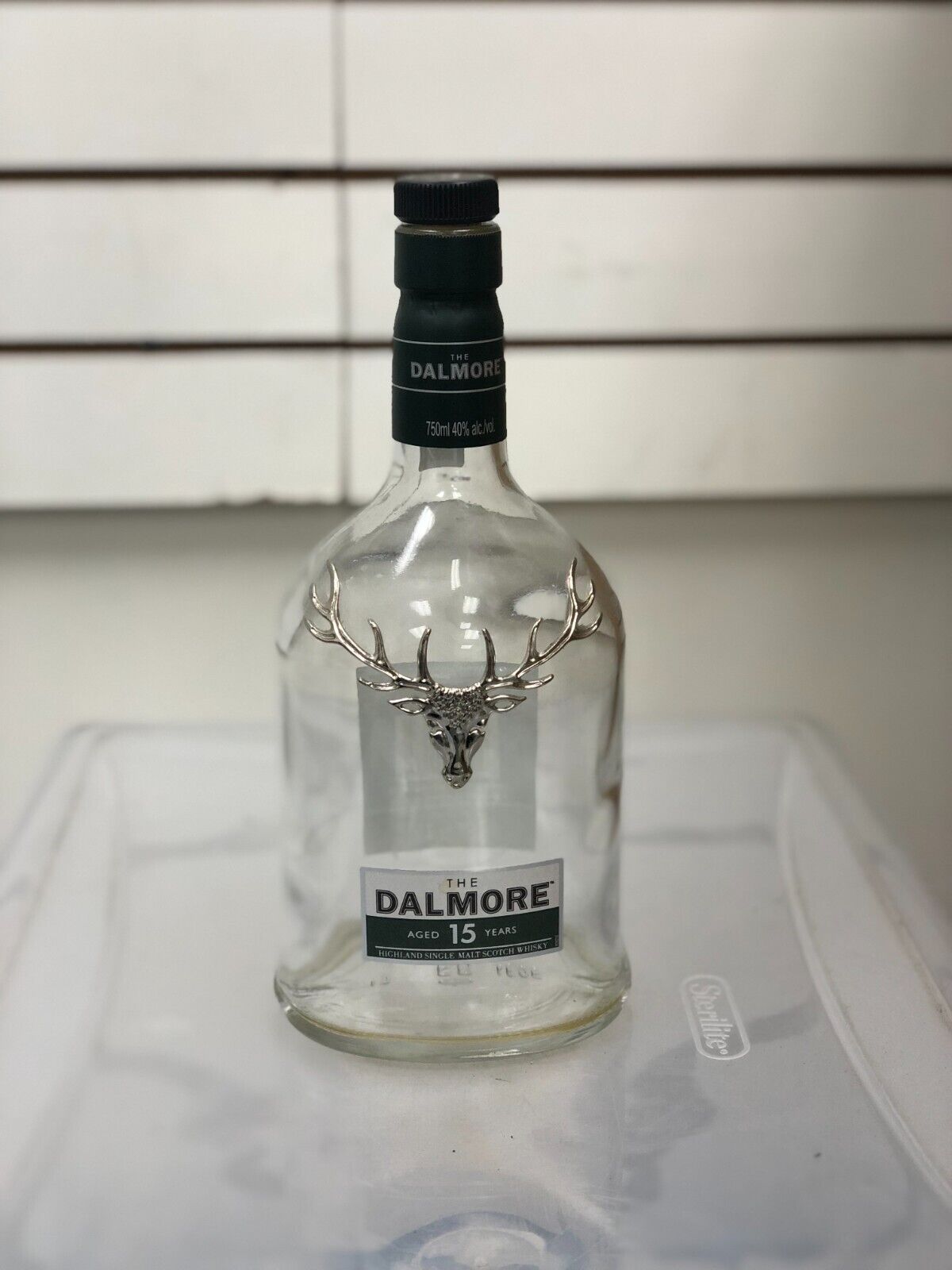 The Dalmore 15 Year Single Malt Scotch Whisky Empty Bottle 750ml - Without Box