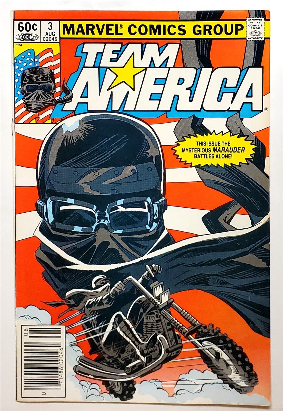 Team America #3 Newsstand (Aug 1982, MArvel) 4.5 VG+ 