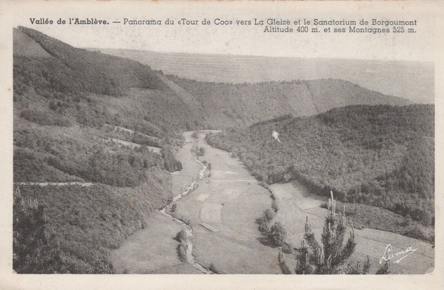 BELGIUM COO WATERFALL Province of Liège Postcard CPA Unposted #PAD201