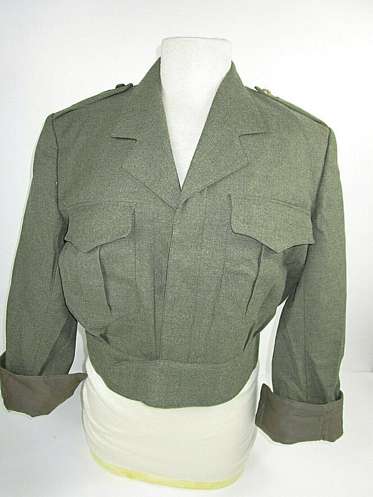 1967 Belgium Military Jacket ORIGINAL Begetex Army Green 40 NEVER Worn Fashion