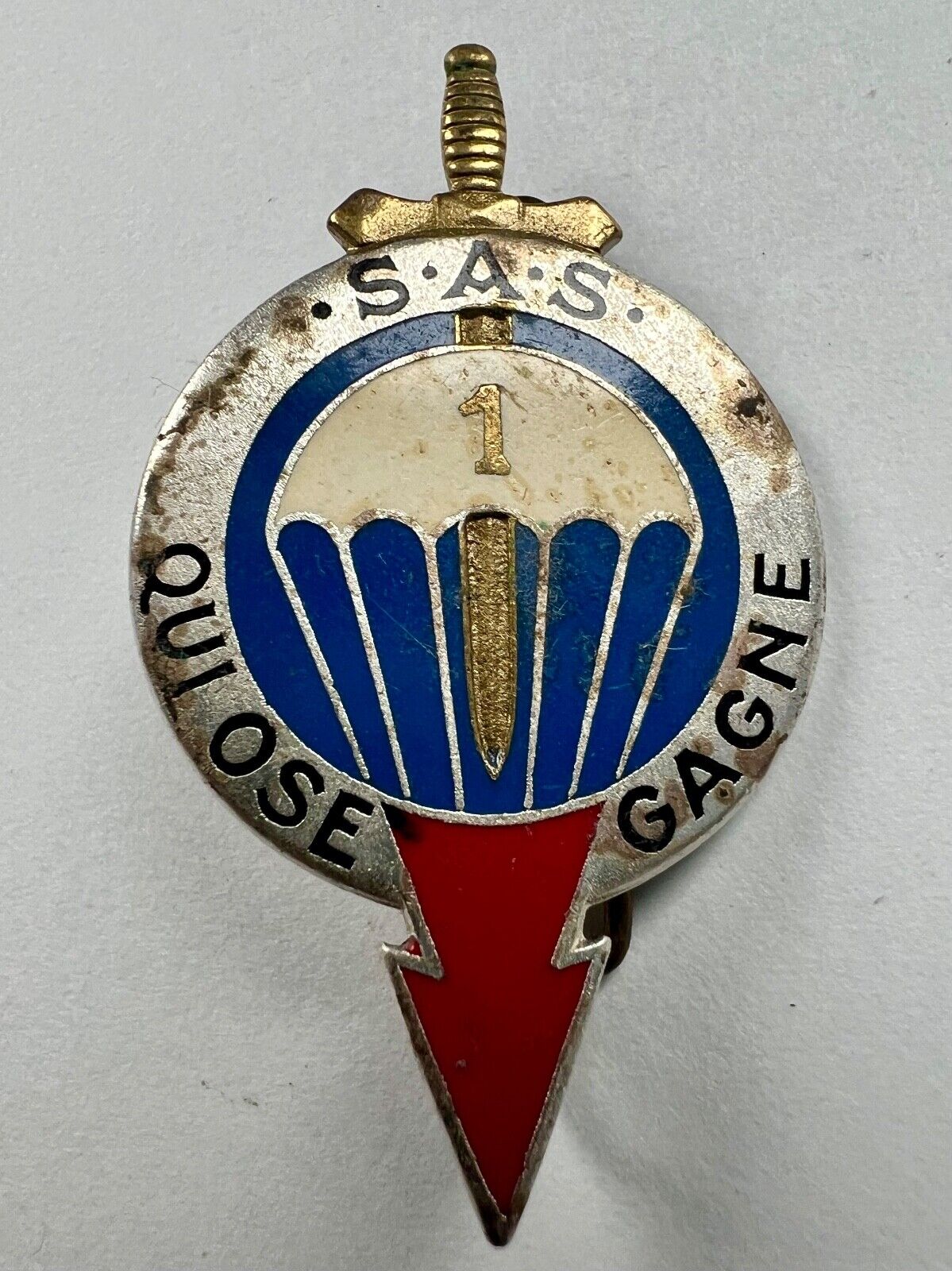 1st Parachute Regt Marine Infantry (1st RPIMa)  French Army  Badge