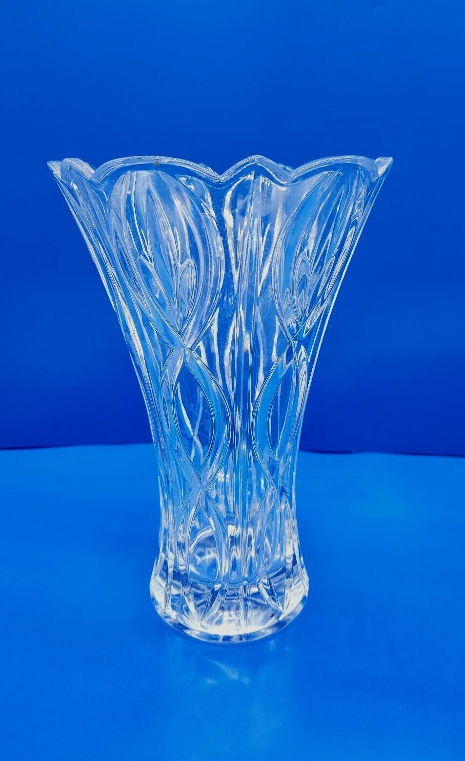 Lenox Flare Lead Crystal Vase 9.5 Inches