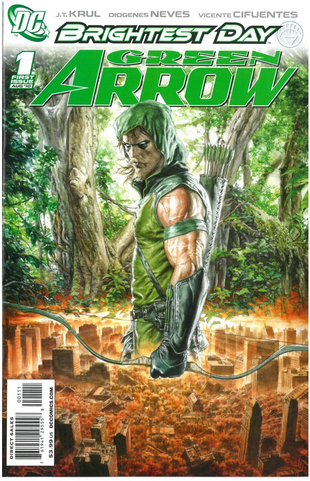 2010 DC Comics Brightest Day Green Arrow #1 First Issue