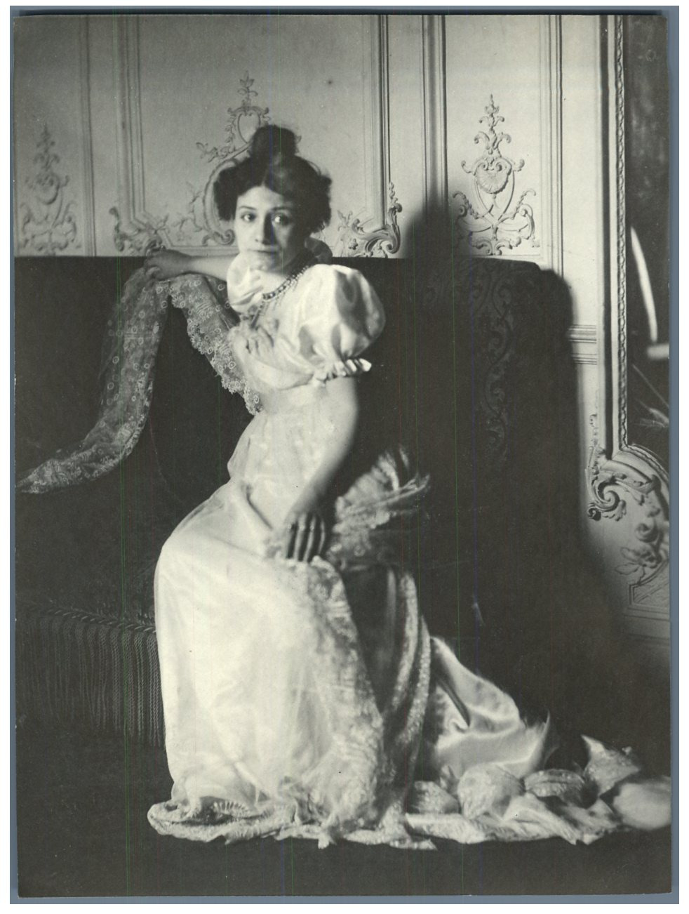 H. Blancard, France, Portrait of Melle. Laparcerie in \