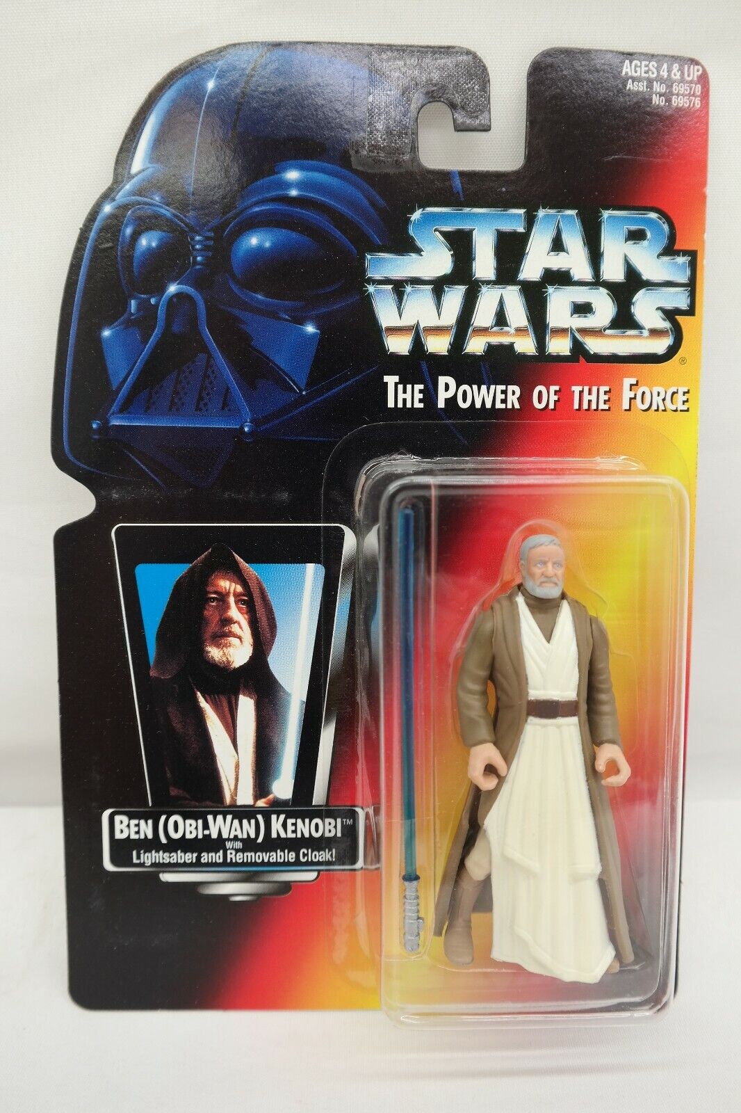 Ben Obi-Wan Kenobi Long Saber Star Wars POTF Tonka Hasbro 1995 TY