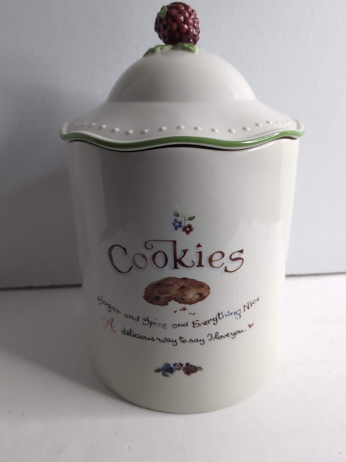 Lenox -Susan branch - A Proper Tea Cookie Jar