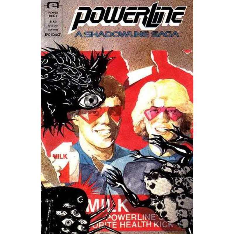 Power Line #4 in Near Mint minus condition. Marvel comics [u\