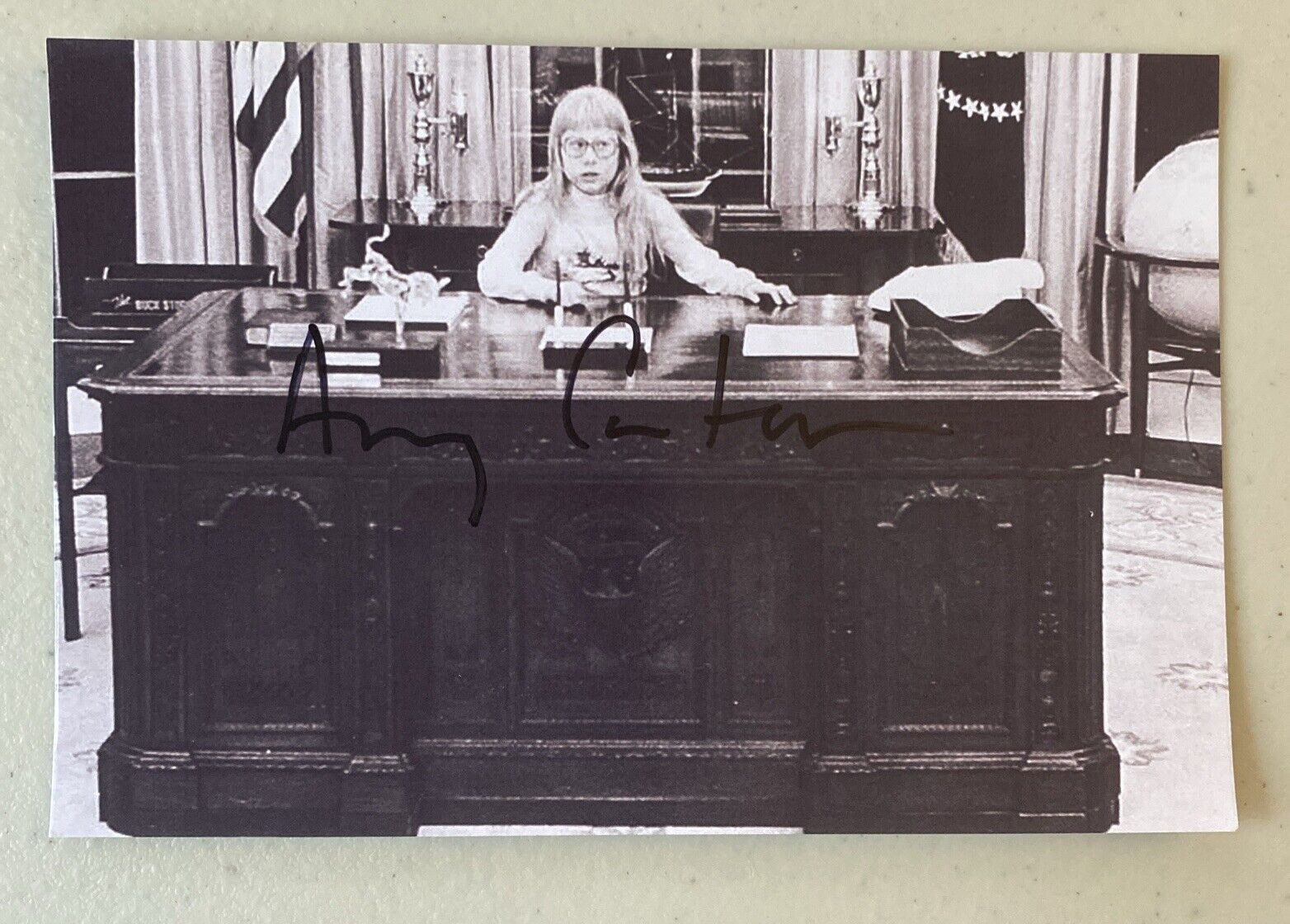 Amy Carter Signed Autographed Auto 4x6 Photo Daughter of Jimmy Carter