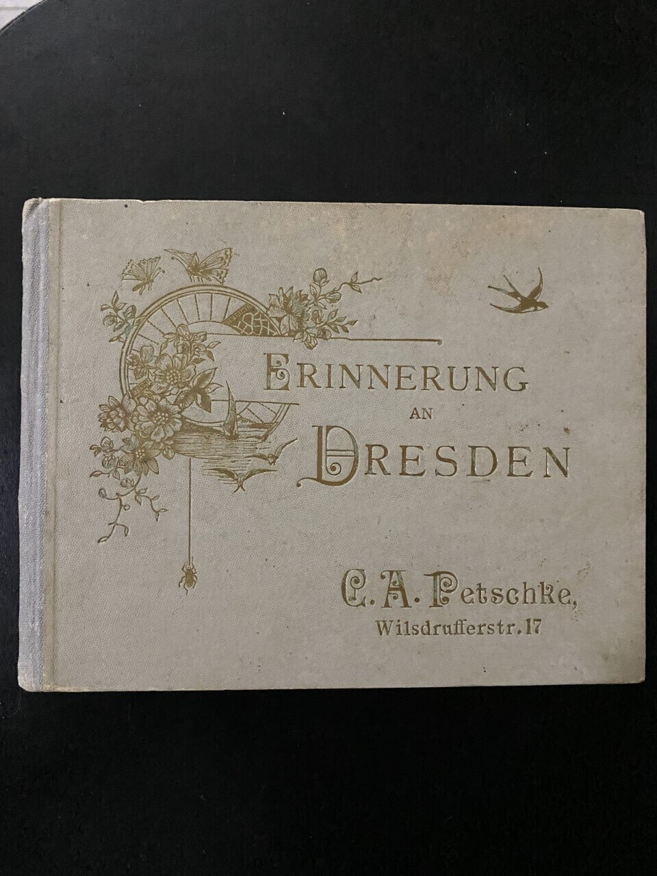 Rare Souvenir Book of the City of Dresden. 1896. Erinnerung an Dresden