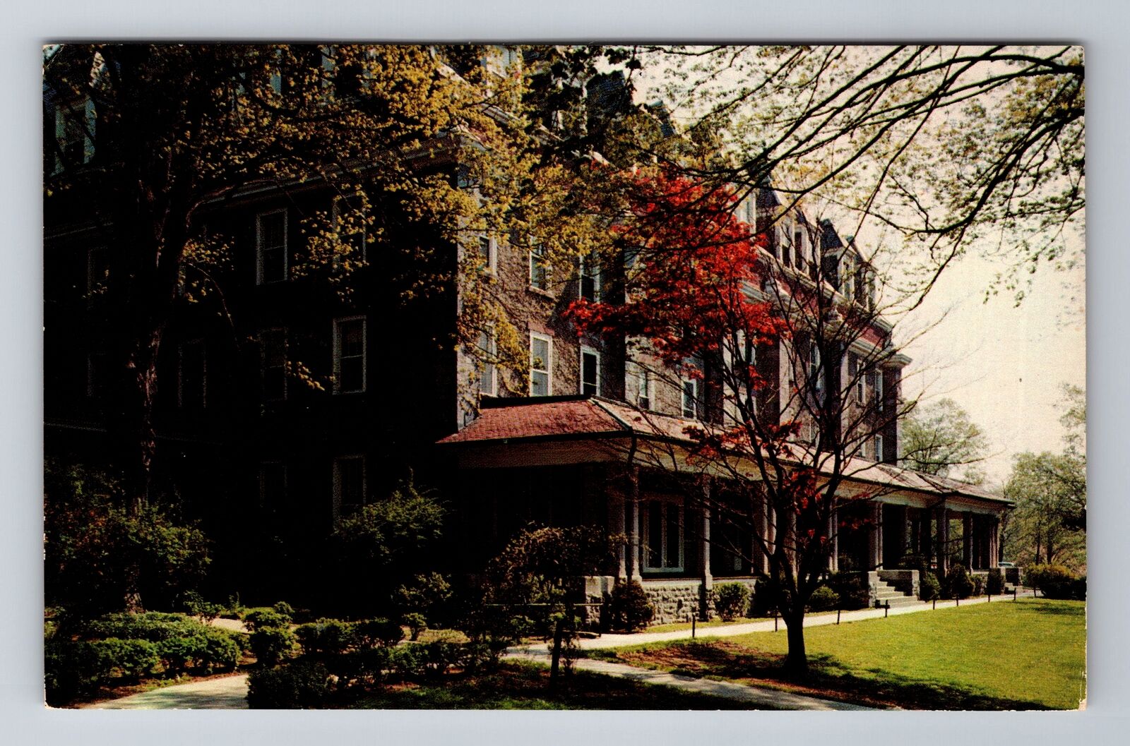 Blairstown NJ- New Jersey, Insley Hall, Blair Academy, Antique, Vintage Postcard