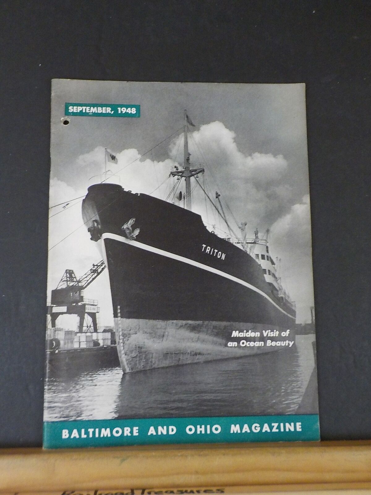 Baltimore & Ohio Employee Magazine 1948 September B&O Maiden voyage of Triton