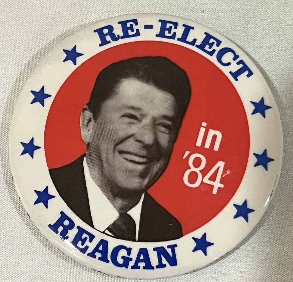 1984 Re-Elect REAGAN in \'84 president 2.5\