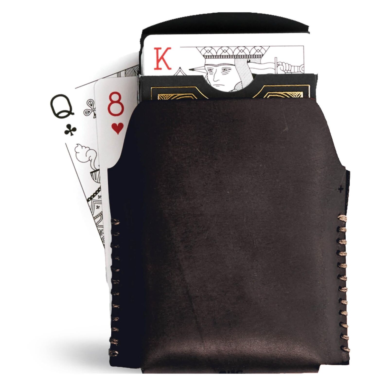 Misc. Goods Co. Leather Single Case for Deck of Cards | Handmade Playing Card...