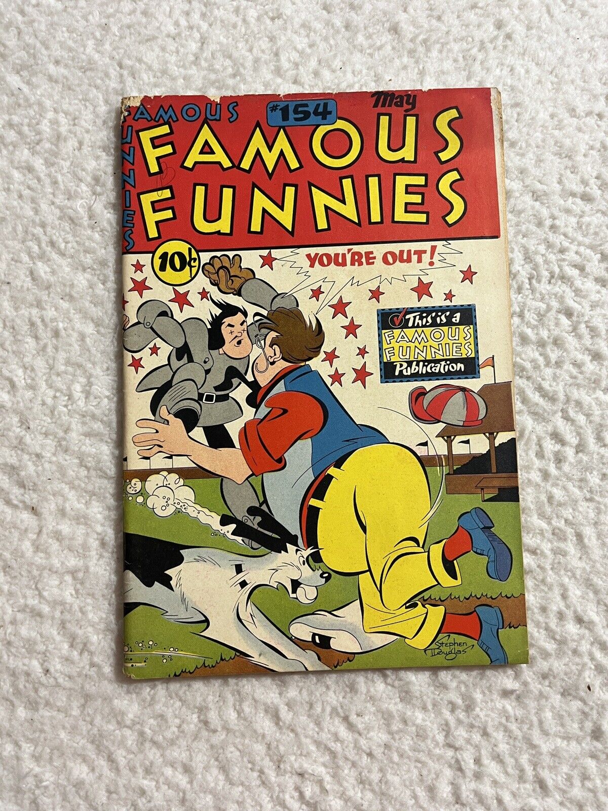 Famous Funnies #154 Golden Age Eastern Color Comics 1947