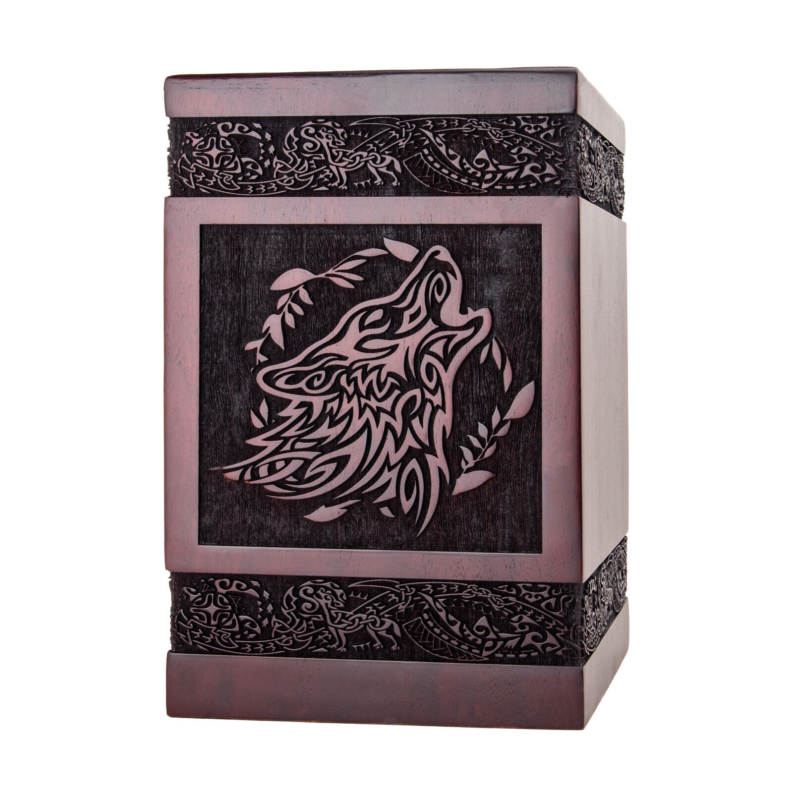 Displayex India Wolf Urns for Human Ashes Adult Female - Decorative Urns