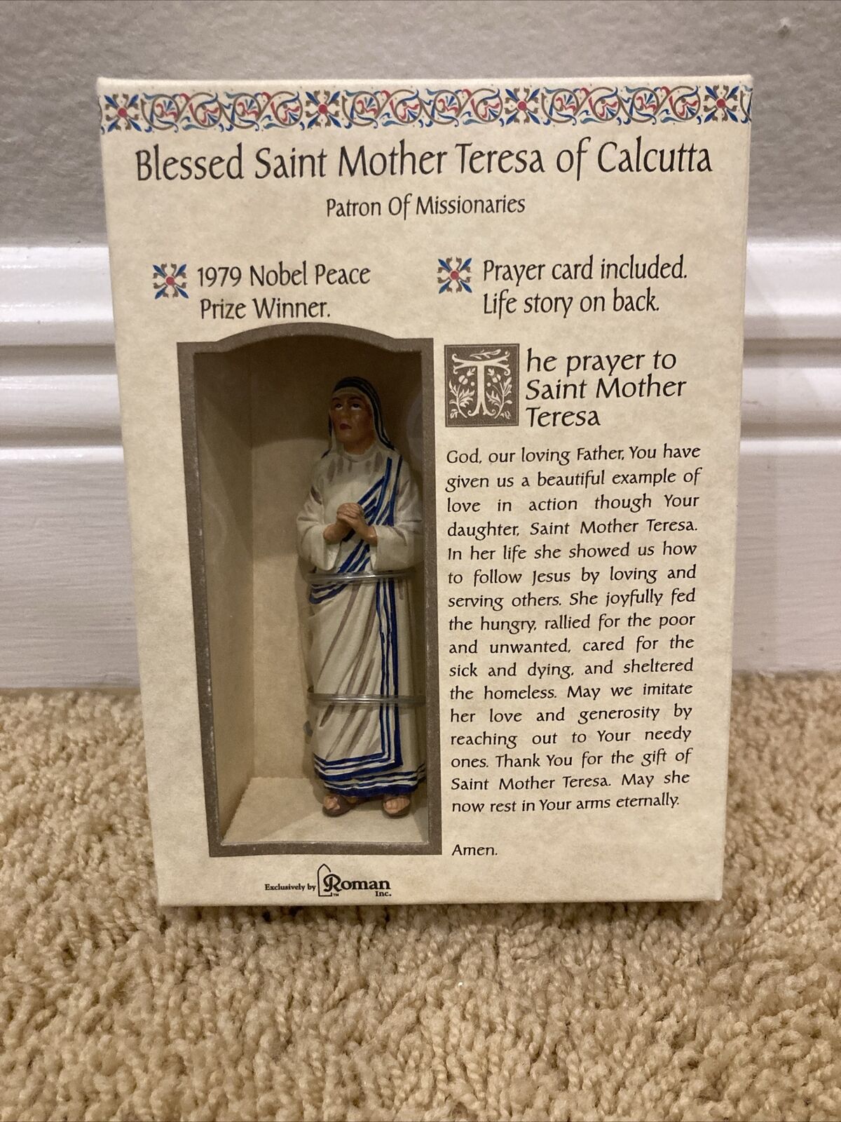 Saint Mother Teresa of Calcutta (Solid Resin) Statue, 4\
