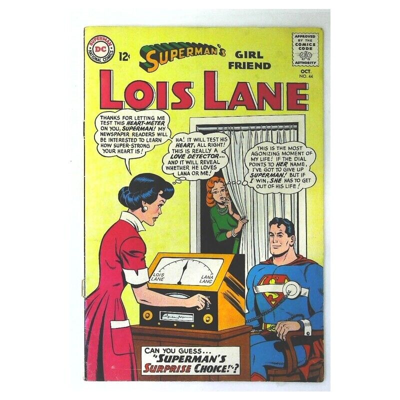 Superman's Girl Friend Lois Lane #44 in Fine condition. DC comics [r