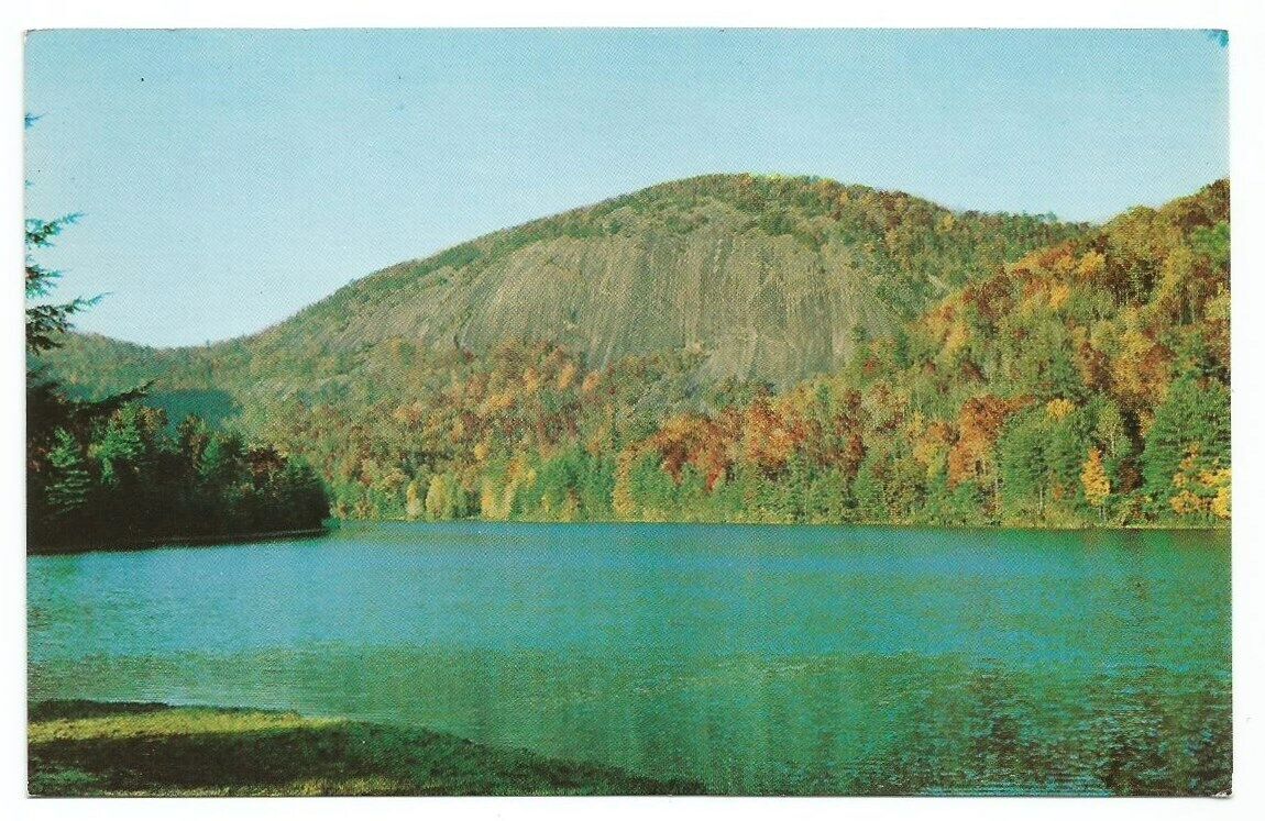 Lake Fairfield Rock Mountain NC Postcard North Carolina