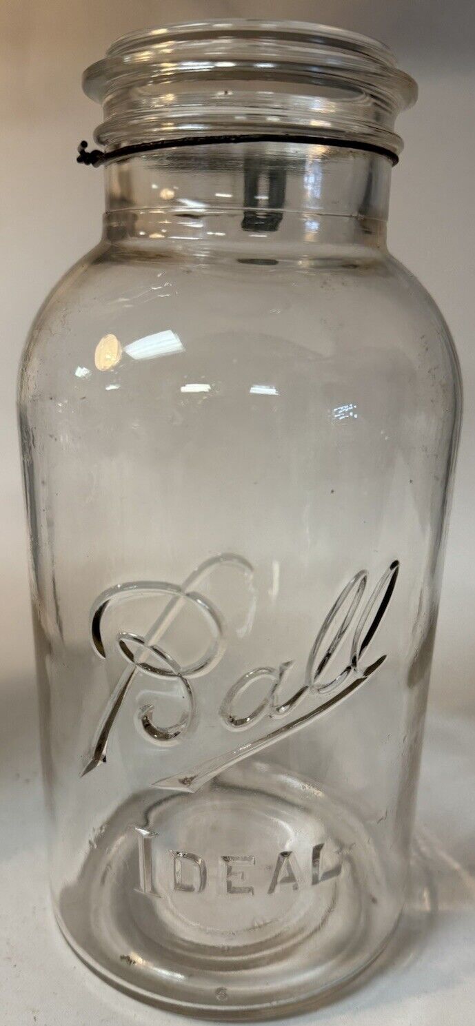Vintage Ball Ideal Canning Mason Jar Half Gallon #6